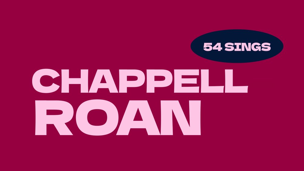 54 Sings Chappell Roan show poster