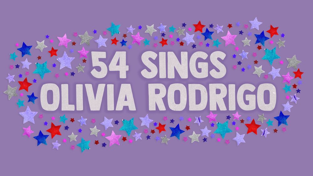 54 Sings Olivia Rodrigo show poster