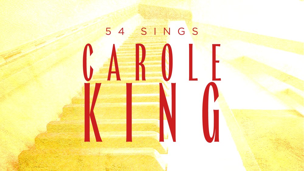 54 Sings Carole King show poster