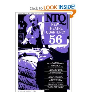 New Theatre Quarterly 56: Volume 14, Part 4 by Clive Barker (Editor), Simon Trussler (Editor) 