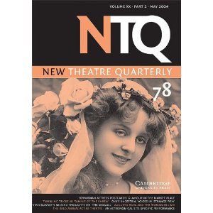 New Theatre Quarterly 78: Volume 20, Part 2 by Simon Trussler (Editor), Clive Barker (Editor) 