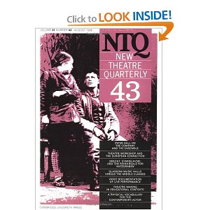 New Theatre Quarterly 43: Volume 11, Part 3 by Clive Barker (Editor), Simon Trussler (Editor)