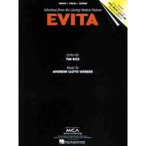 Evita - Piano/Vocal Selections by Andrew Lloyd Webber, Tim Rice