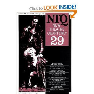 New Theatre Quarterly 29: Volume 8, Part 1 by Clive Barker (Editor), Simon Trussler (Editor)