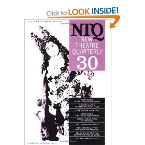 New Theatre Quarterly 30: Volume 8, Part 2 by Clive Barker (Editor), Simon Trussler (Editor)