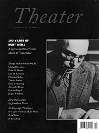100 Years of Kurt Weill by Tom Sellar