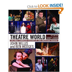 Theatre World Volume 64, 2007-2008 by John Willis, Ben Hodges 