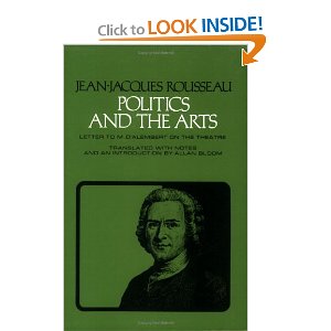 Politics and the Arts by Jean-Jacques Rousseau