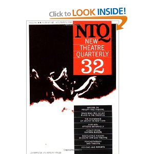 New Theatre Quarterly 32: Volume 8, Part 4 by Clive Barker (Editor), Simon Trussler (Editor) 