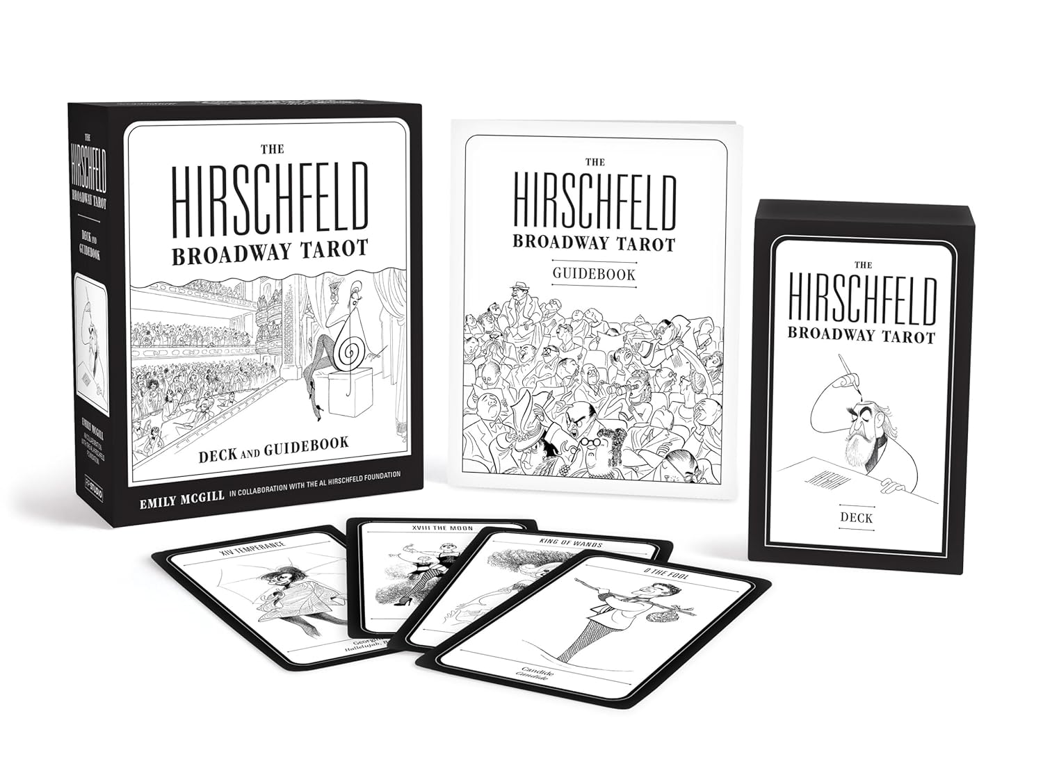 The Hirschfeld Broadway Tarot: Deck and Guidebook Cover