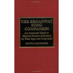 The Broadway Song Companion by David P. Devenney
