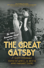 The Great Gatsby: The 1926 Broadway Script Cover