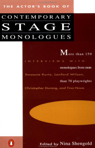 The Actor's Book of Contemporary Stage Monologues by Nina Shengold