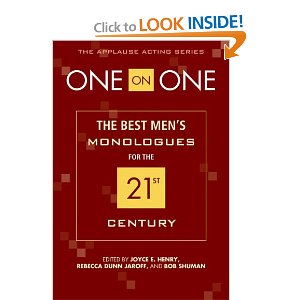 One on One: The Best Men's Monologues for the Nineties by Rebecca Dunn Jarof