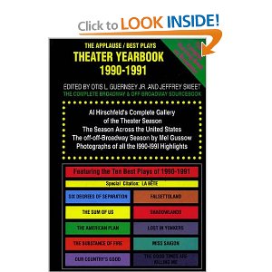 Theater Yearbook 1990-1991: The Complete Broadway and Off-Broadway Sourcebook by Hal Leonard Corporation
