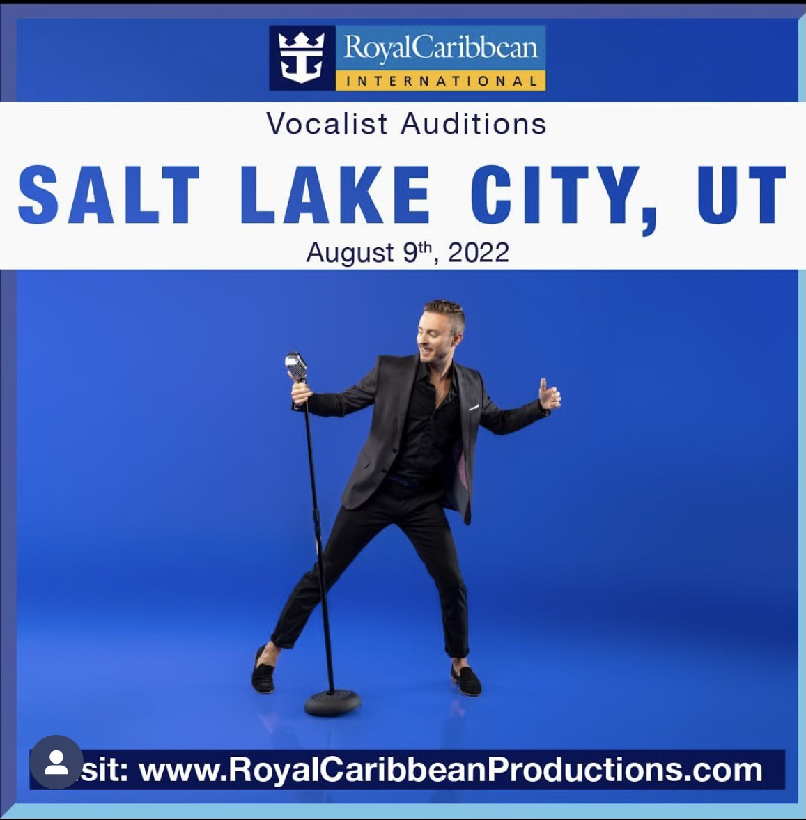 Royal Caribbean Productions - Singers & Dancers - Salt Lake City