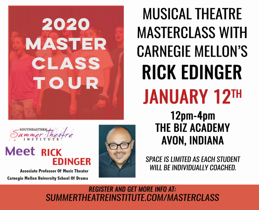 2020 SSTI Masterclass Tour with Rick Edinger - Musical Theatre Masterclass with Rick Edinger