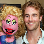 Photo Coverage: James Van Der Beek Visits Avenue Q