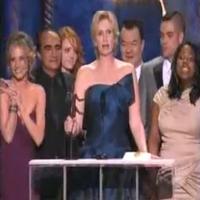 STAGE TUBE: GLEE Cast Wins SAG Award