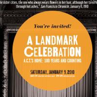 A.C.T Announces 'A Landmark Celebration'- Its 100th Birthday In January 2010 Video