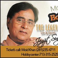 Hobby Center Presents Jagjit Singh: Live in Concert 11/20
