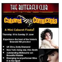 Butterfly Club Launches 'Mini Cabaret Festal' 6/18-6/21 In South Melbourne Video
