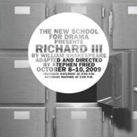 The New School for Drama Presents RICHARD III 10/10  Video