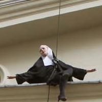 Abseiling SISTER ACT Nuns Stop London Traffic