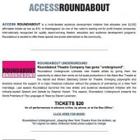 Roundabout Announces Expansion of 'ACCESS ROUNDABOUT' Offering Tickets as Low as $10 Video