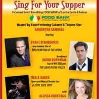 Burnham, D'Ambrosio, Baker, Anderegg & Samuels Lead SING FOR YOUR SUPPER Benefit 10/11