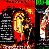The Screwheads Perform BRAIN-DEAD ALIVE 6/5, CONANATOR 6/12 At Great Star Video
