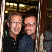 Bono Attends A Rehearsal For THE BOYS IN THE PHOTOGRAPH