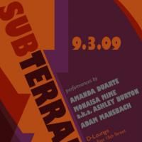 terraNOVA Collective Presents SUBTERRANEAN Monthly Performance Party 10/1