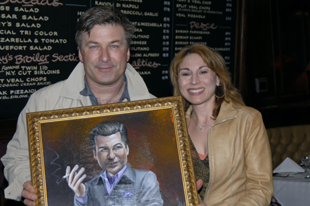 Photo Coverage: Baldwin Portrait Unveiled at Tony's DiNapoli 
