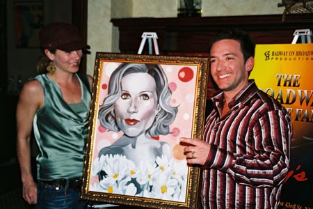 Photo Coverage: Christina Applegate Portrait Unveiled on Broadway Wall of Fame 