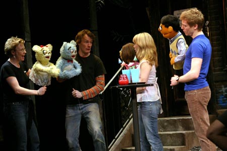 Photo Coverage: Andrew MacDonald Smith and Puppet Make Broadway Debuts in Avenue Q Image