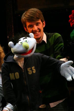 Photo Coverage: Andrew MacDonald Smith and Puppet Make Broadway Debuts in Avenue Q Image