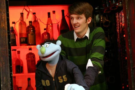 Photo Coverage: Andrew MacDonald Smith and Puppet Make Broadway Debuts in Avenue Q Image