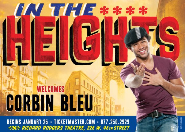 Photo Flash: New Corbin Bleu IN THE HEIGHTS Promo Art Image