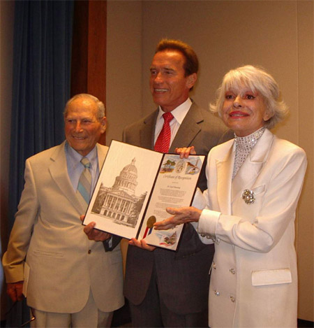 Photo Flash: Carol Channing Receives CA State Recognition Image