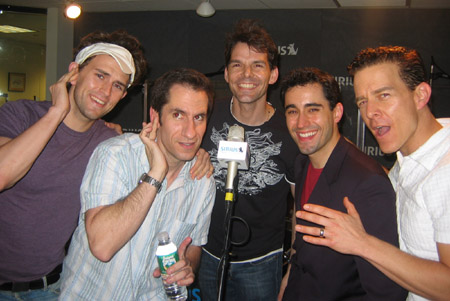 Photo Flash: Jersey Boys with Seth Rudetsky at Sirius Radio 