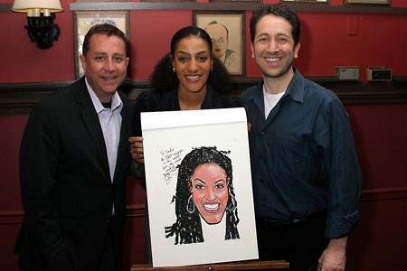 Photo Coverage: Sarah Jones Caricature Unveiled at Sardi's Image