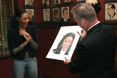 Photo Coverage: Sarah Jones Caricature Unveiled at Sardi's Image