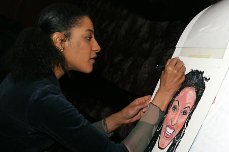 Photo Coverage: Sarah Jones Caricature Unveiled at Sardi's Image