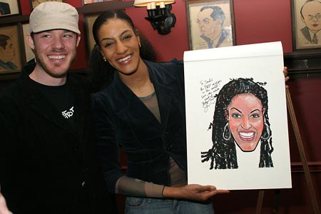 Photo Coverage: Sarah Jones Caricature Unveiled at Sardi's Image
