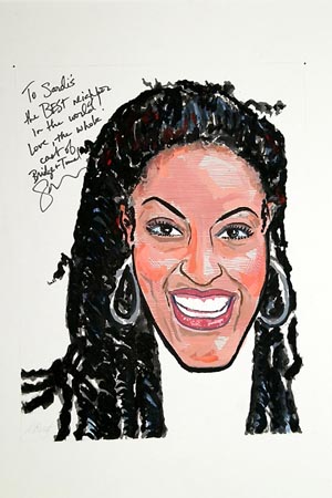 Photo Coverage: Sarah Jones Caricature Unveiled at Sardi's Image