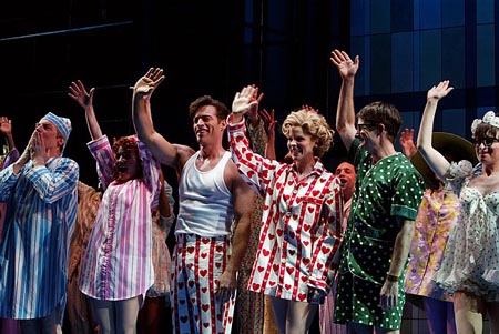 Photo Coverage: The Pajama Game Opening Night Arrivals and Curtain Call 