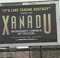 TV STAGE TUBE: XANADU Billboard Flap in Chicago