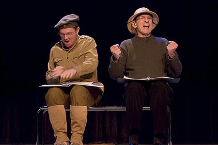 Photo Flash: Story of a Soldier Rehearsal with Nimoy and Thomas Image