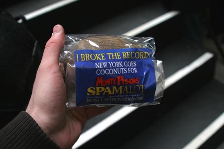 Photo Coverage: Spamalot's World's Largest Coconut Orchestra 